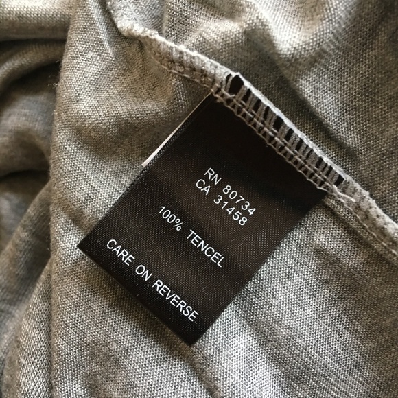 NWT New BCBGMaxAzria Heather Gray Jersey Drape Grecian Goddess Dress - Picture 8 of 8